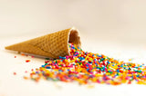 RUF, regenboogkleurige hagelslag, 200 gram Hagelslag Naty Shop