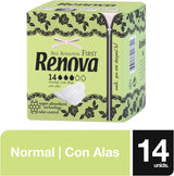 Renoveer de eerste normale kompressen met vleugels | 14 tabletten | Ultradun en superabsorberend