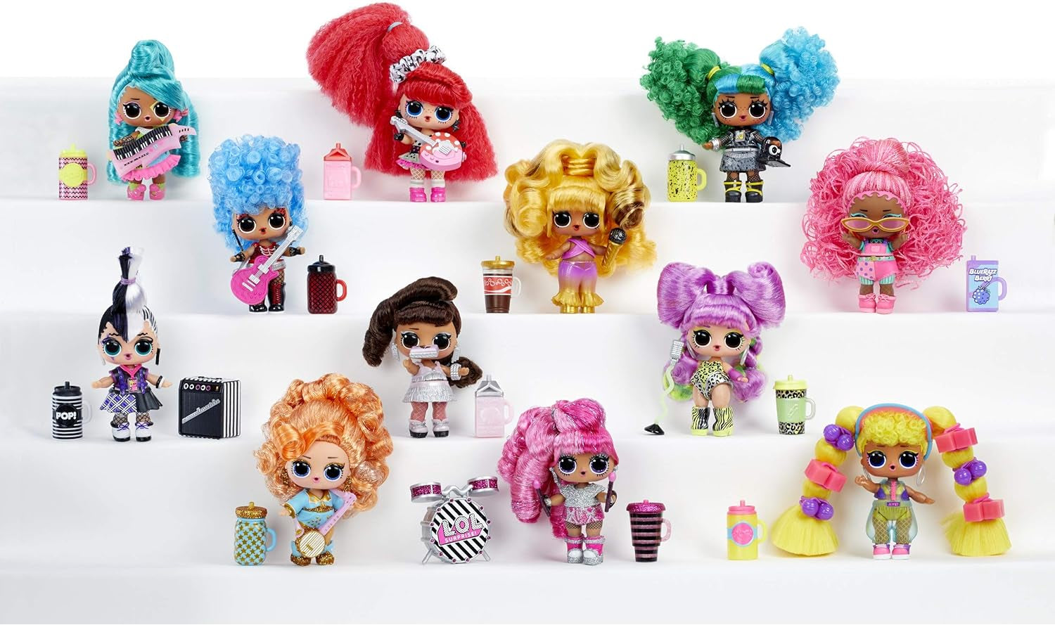 L.O.L. verrassing! 566977E7C Remix hair flip dolls - Collector's item - 15 verrassingen - Met haarkapje, accessoires en muziek Naty Shop Dolls