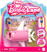 Mini BarbieLand Barbie pop en speelgoedvoertuigsets, 1,5" pop en iconisch kleurveranderend verrassingsspeelgoedvoertuig, HYF40