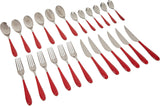 Bugatti Gioia bestekset, 24-delig, rood Kitchen Naty Shop