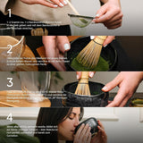 Shinto - "Gouden" biologische Matcha-thee - Groene theepoeder van ceremoniële kwaliteit - JAS & EU BIO gecertificeerd - Schaduwrijk en met de hand geplukt - Directe import uit Uji, Japan - 30g