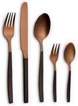 Echtwerk Positano Due-Bronze bestekset, zwarte editie, 20-delig, 4 personen keuken Naty Shop brons / zwart