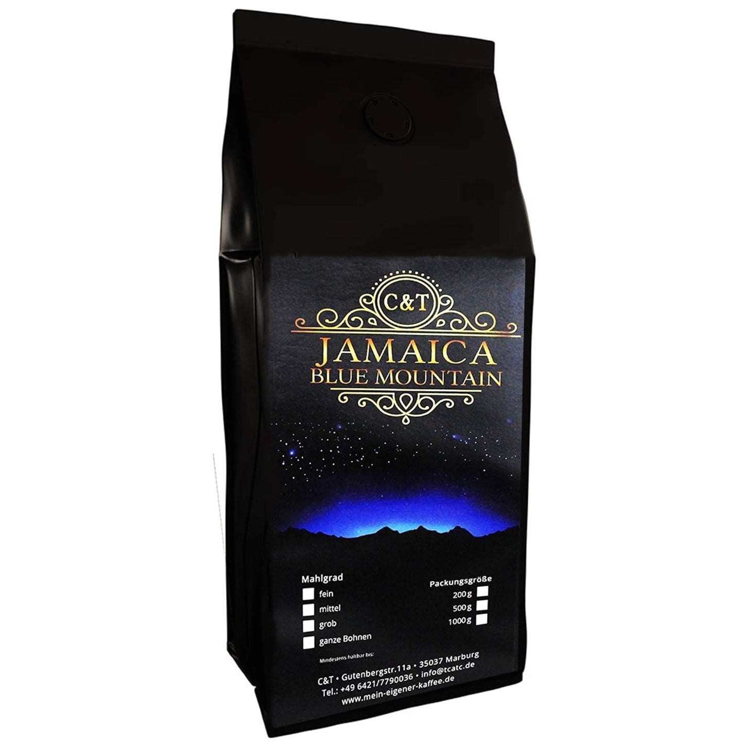 C&T Jamaica Blue Mountain AA Wallenford Estate Kaffee | 500g Ganze Bohnen Sorterenrein | Single Origin Rarität uit Jamaica