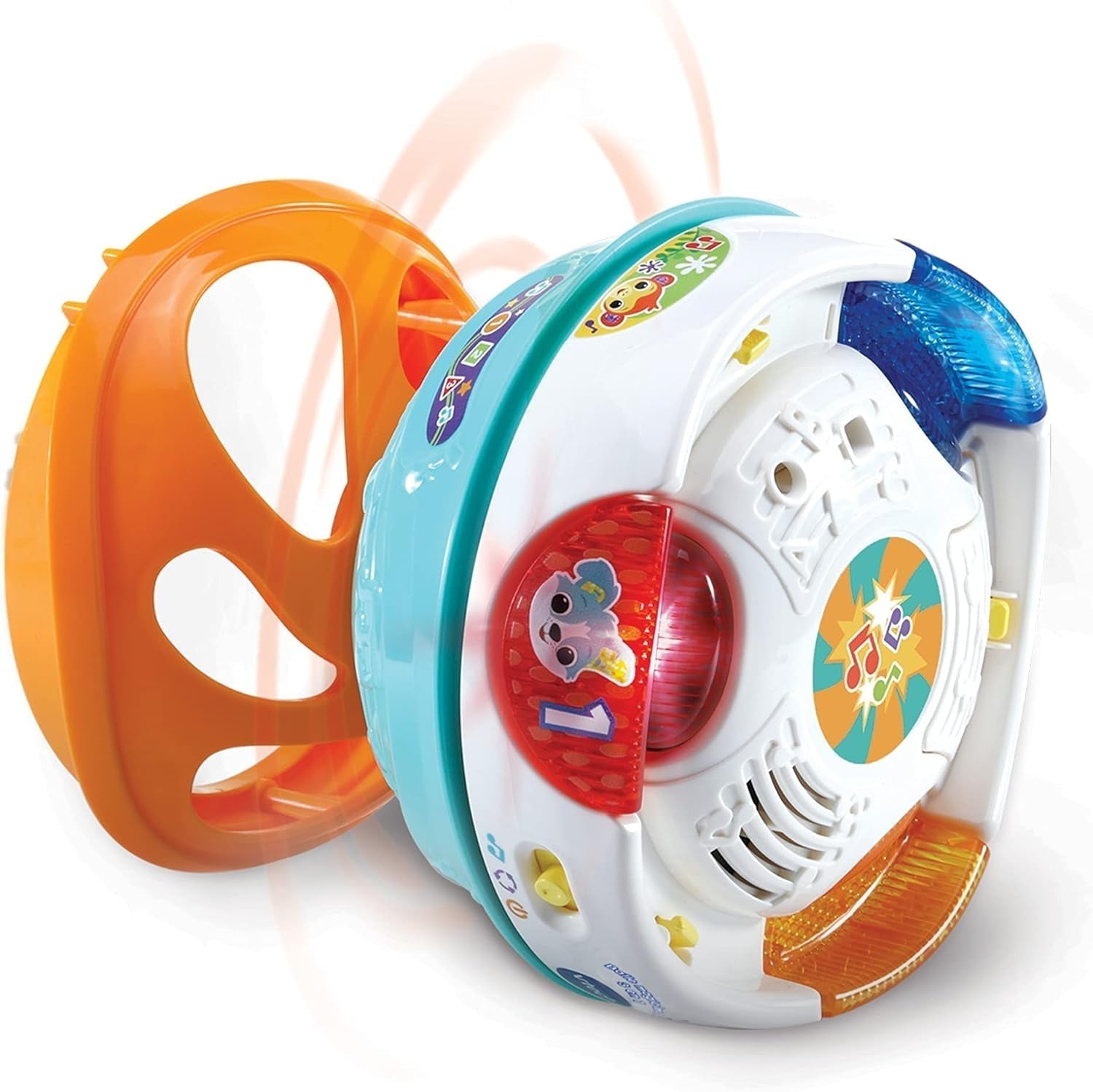 Vtech Baby 3-in-1 magische muziekbal Zelfbewegende muziek die interactief speelgoed speelt voor kinderen van 9-36 maanden Kleurrijk babyspeelgoed Naty Shop
