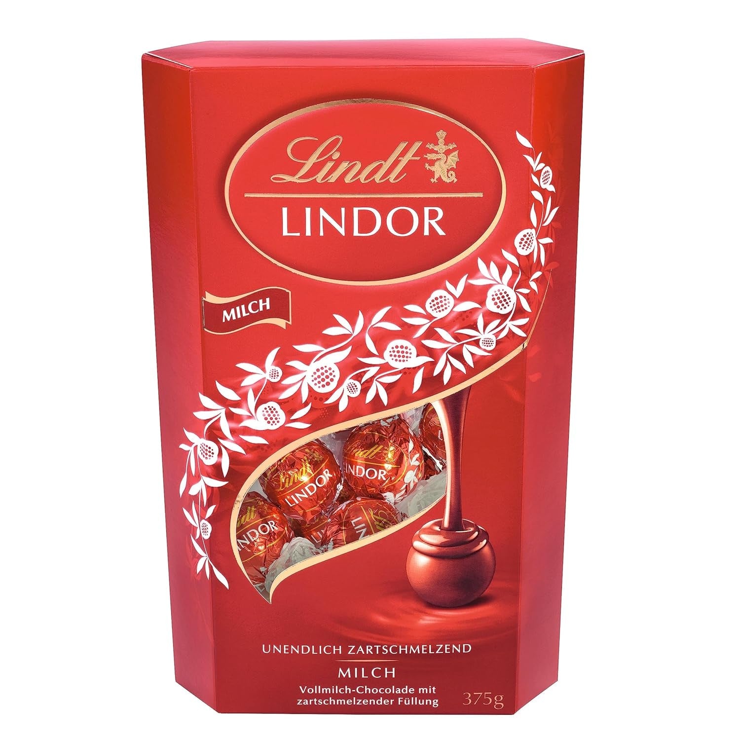 Lindt LINDOR Chocolade met Pistache | Hersluitbare zak van 1 kg | ca. 80 Melkchocoladeballetjes met smeltende pistacheroomvulling | Bulkverpakking, pralinegeschenk