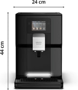 Krups Intuition Preference volautomatische espressomachine met smartphone-achtige bediening, 3,5" kleurentouchscreen, Smart Slide technologie, intuïtief verlichtingssysteem, 11 dranken, melkcontainer, EA873810