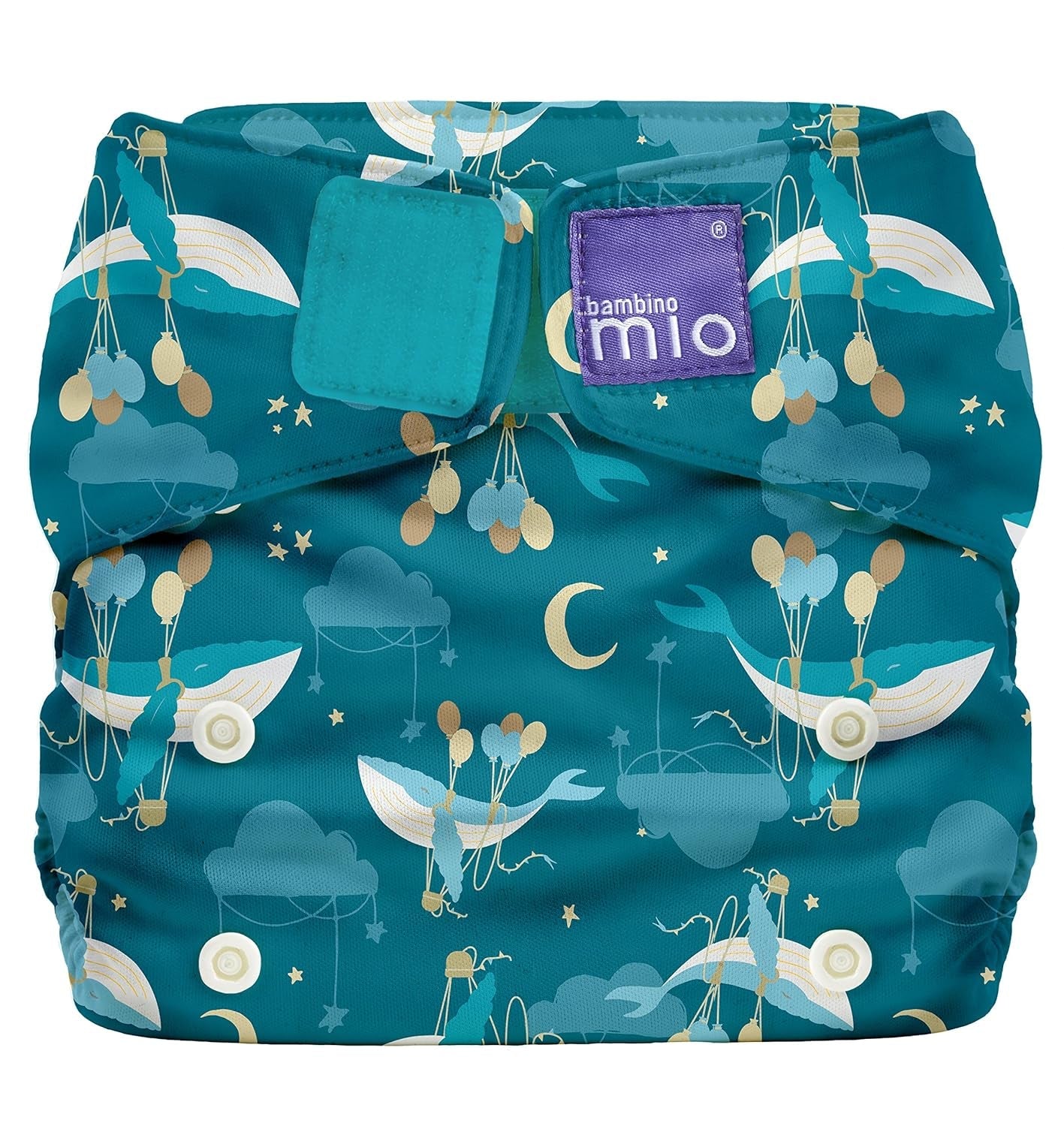 Bambino Mio, stoffen luier Miosolo Classic All-in-One, biologische luier zonder chemicaliën