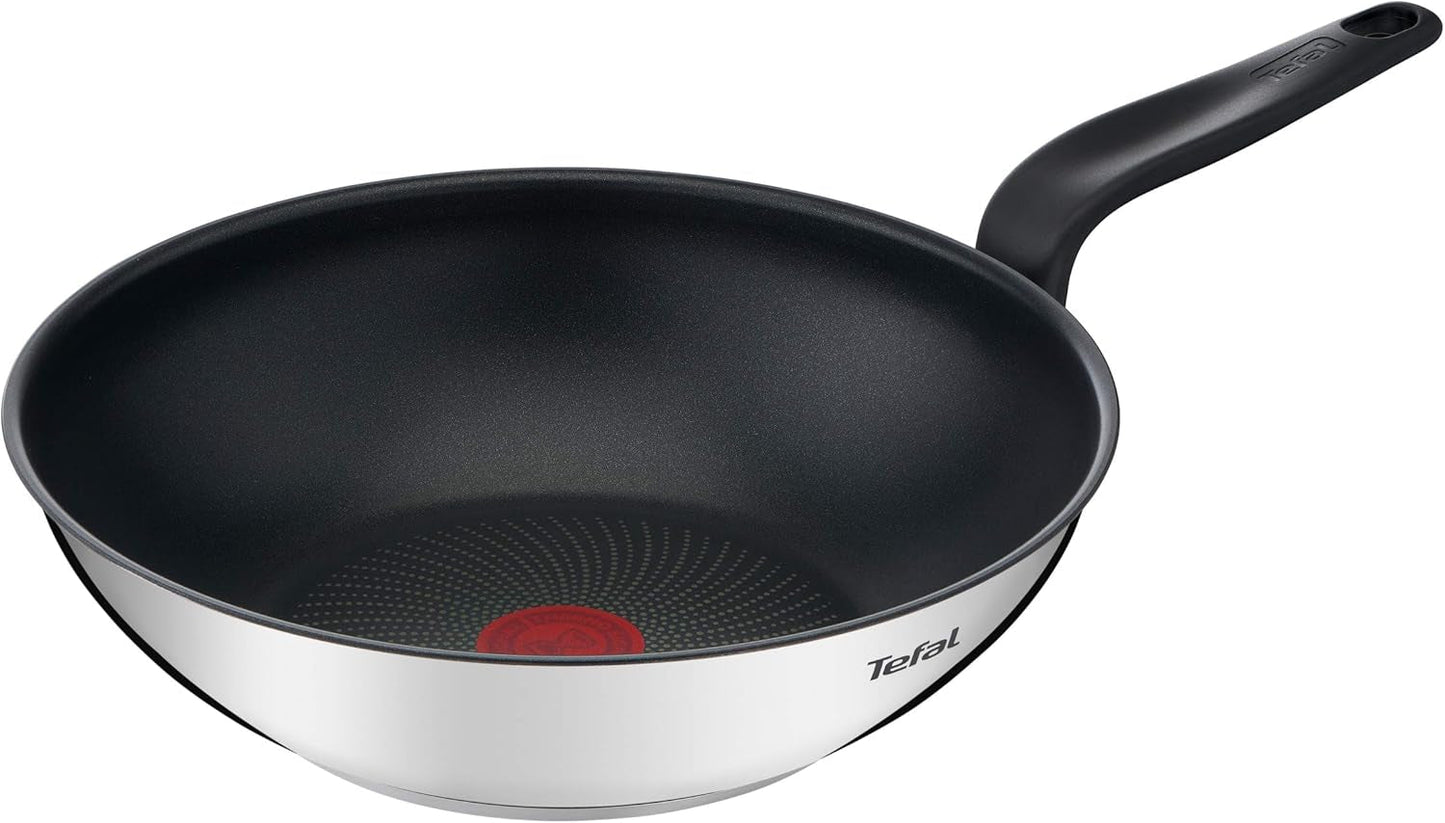 Tefal Koekenpan 20 cm, roestvrij staal Met antiaanbaklaag Potten en pannen Naty Shop Antiaanbaklaag Wok 28 Cm