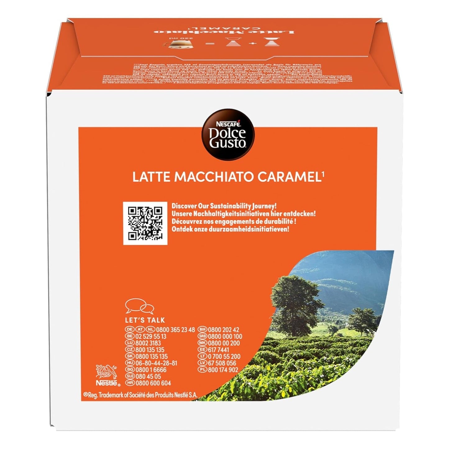 NESCAFÉ DOLCE GUSTO Latte Macchiato Caramel Kaffeekapseln 3er-pakket (3 x 16 Kapseln)