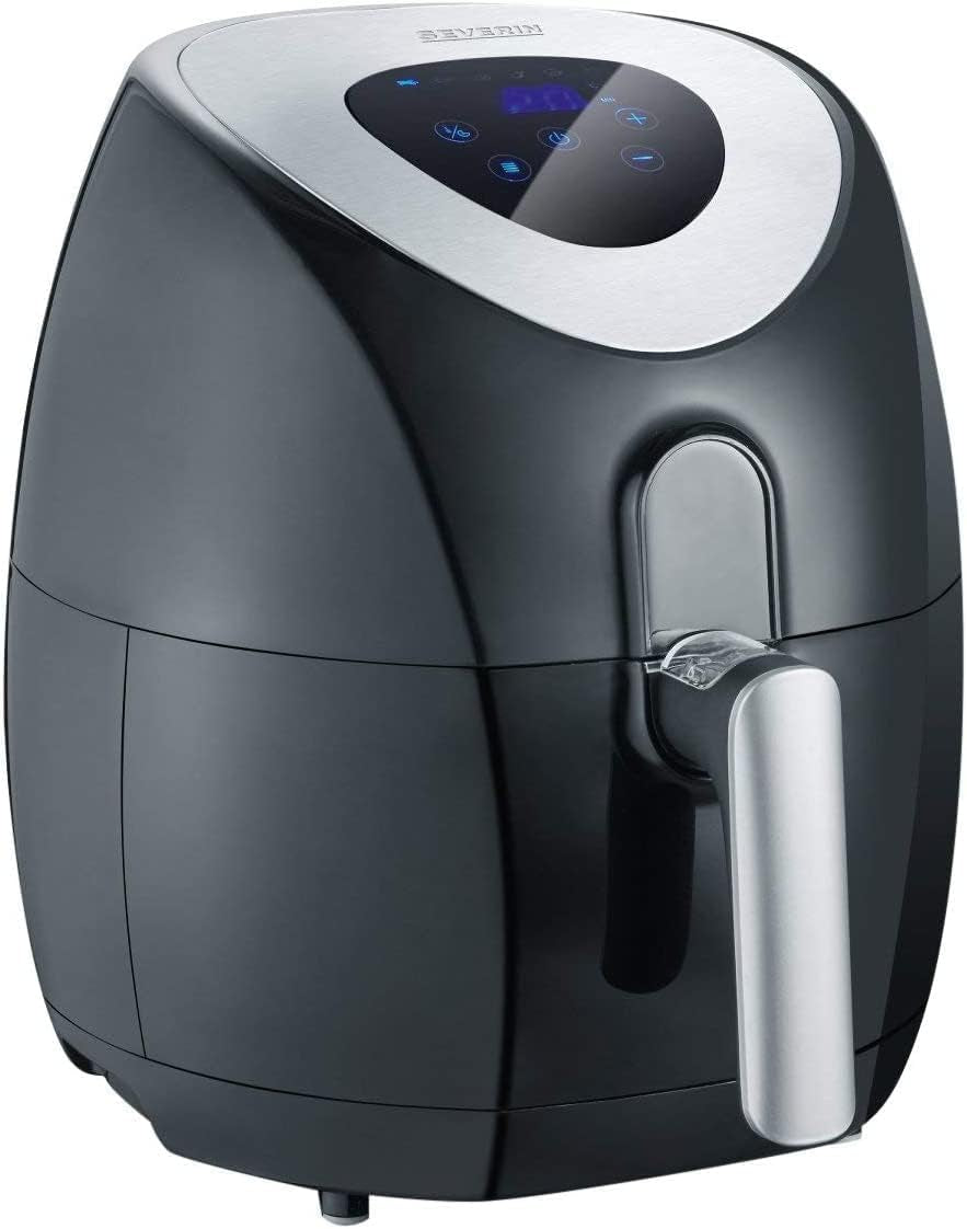SEVERIN Dubbele heteluchtfriteuse met kookkamer 2 X 3,8 L, 8 automatische programma's Electrocasnice Naty Shop 3,2 Liter Garkorb / 6 Automatik Programma