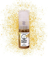 Eetbare glitter food spray NEW SILVER SHIMMERING 5G pomp met metallic poeder voor snelle en effectieve decoratie van taarten, crèmes, gelei, pralines, chocolade en suikerdecoraties