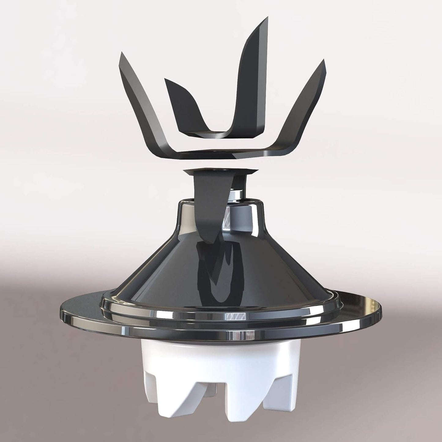 Cecotec Menger Glas Power Schwarz Titan 1000 INOX. 1000 W, Edelstahlgehäuse, 6-Blatt-Blatt Mit Schwarzer Titanbeschichtung, 1,5-L-Glaskrug, 5 Geschwindigkeiten [Energieeffizienzklasse a +] Keuken Naty Shop