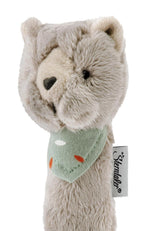Sterntaler baby pieper kat Lilly - Zacht fleece babyspeelgoed - Grijpspeelgoed voor baby's - Eerste pogingen om te grijpen en te spelen, grijs Bebe Toys Naty Shop