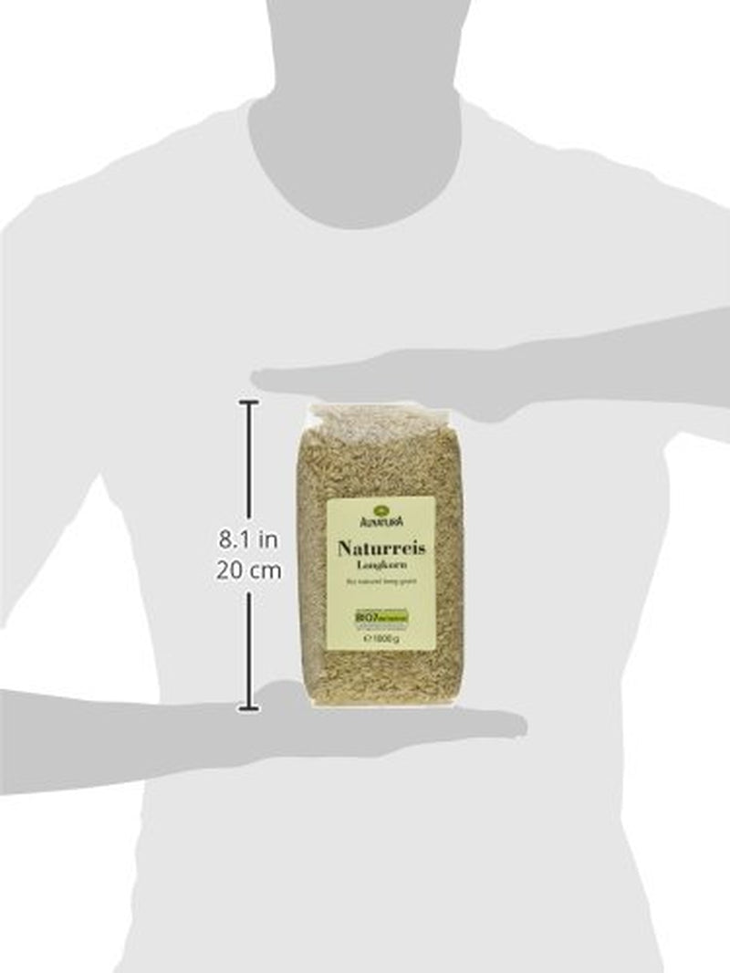 Biologische langkorrelige bruine rijst, 6 stuks (6 x 1 kg)