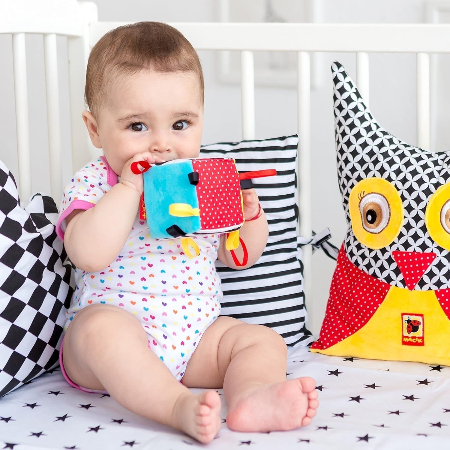 magdum 2 set baby kubusspel + stoffen bal - motoriek speelgoed vanaf 1 jaar - speelgoed voor kinderen 6 maanden - Montessori speelgoed - educatief speelgoed 1 jaar - cadeau voor kinderen - bal voor kinderen - kubus voor kinderen - cadeaus voor kinderen Speelgoed Bebe Naty Shop