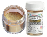 Sugarflair eetbare kleurstof, goud - voedselglazuurpoeder voor cakes, muffins, chocolade, gebak, desserts, ijs, drankjes, cocktails en meer - 4g