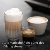 Automatische espressomachine Siemens EQ700 classic TP715D01, app-bediening, cold brew, intuïtief touchdisplay, tot 10 individuele koffiecreaties als favoriet, automatische stoomreiniging, 1500 W, zilvergrijs