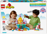 LEGO DUPLO | Disney Ariël's magische onderwaterpaleis, educatief speelgoed voor Ariël de zeemeermin, onderwaterkasteel voor kinderen vanaf 2 jaar 10435 Bouwsets Besuche den LEGO-Store