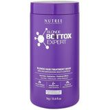 BLONDE BONDOX HAARBEHANDELING 1kg Professioneel Paars Warmtemasker - Olijfolie - herstelt de elasticiteit en flexibiliteit van het haar, verzacht, hydrateert en geeft glans Naty Shop Haarmasker Standaardtitel
