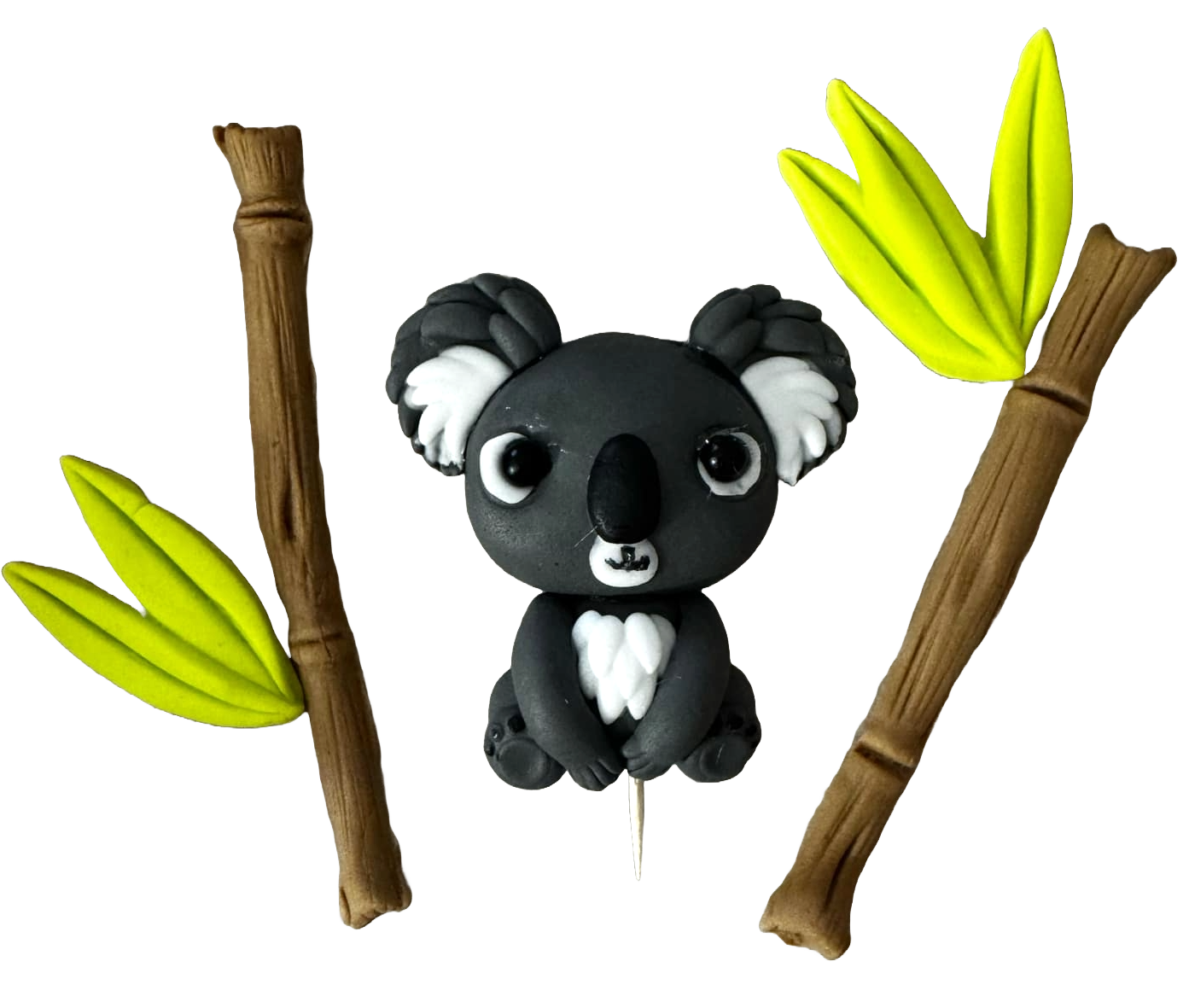 Set van 5 eetbare suikerpasta-decoraties, Koala Chick Sugar Paste Decorations Nati Shop