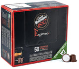Caffè Vergnano 1882 - Èspresso Kompostierbare Kaffeekapseln, compatibel met Nespresso, Cremoso (romig) - Packung Enthält 50 Kapseln