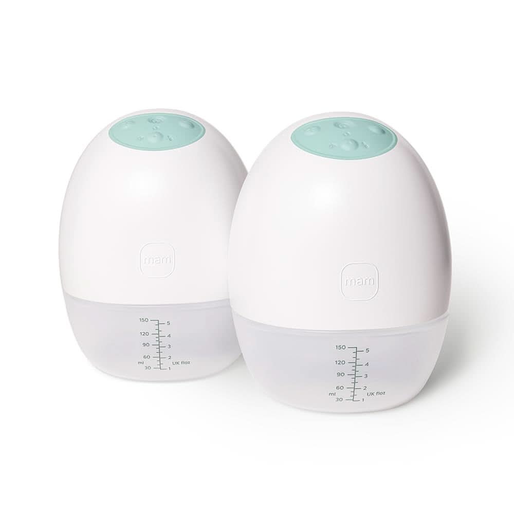 MAM Move Dubbele borstkolf, draagbaar, 3 werkingsmodi en 5 intensiteitsniveaus Accessoires Voeding en borstvoeding Bebe Naty Shop