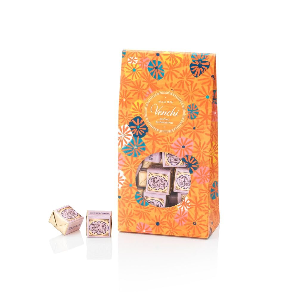 Venchi – Murrine Collection – Geschenkdoos met diverse snoepjes Cremino Caramel Gold, 300g – Cadeau-idee – Glutenvrij