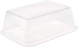 Kekeeper set van 3 voedselbewaarpotten, 3 x 1,25 l, 20,5 x 15,5 x 6,5 cm, Fredo Fresh, transparant blauw Voedselbewaardozen Naty Shop