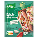 Knorr Fix Kebab voor een würzig en krosses Hähnchen Gericht ohne geschmacksverstärkende Zusatzstoffe 3 Portionen