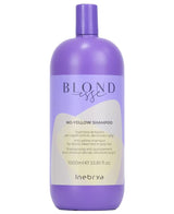 Inebrya BLONDesse No-Yellow Shampoo, 1000 ml Douche en bad Naty Shop