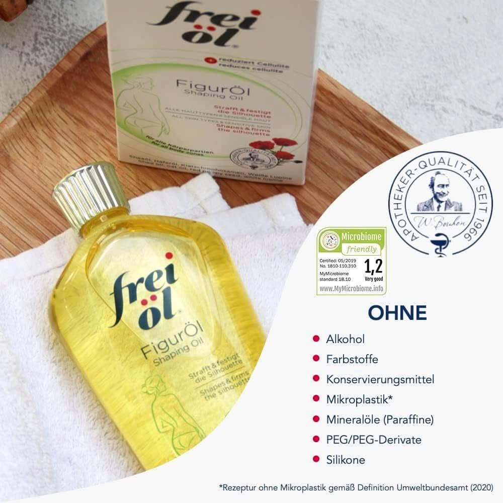 Frei Öl Lichaamsolie met anti-cellulitis werking, 125 ml Douche en bad Naty Shop