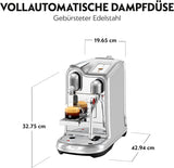 Sage Nespresso Creatista Pro Espressomachine, roestvrij staal, geborsteld roestvrij staal