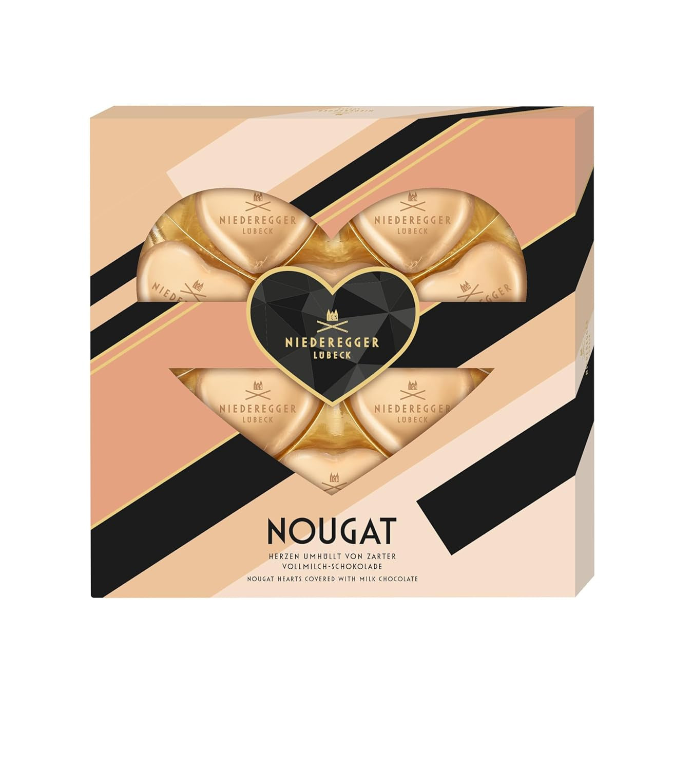 Niederegger nougathartjes, 125 g