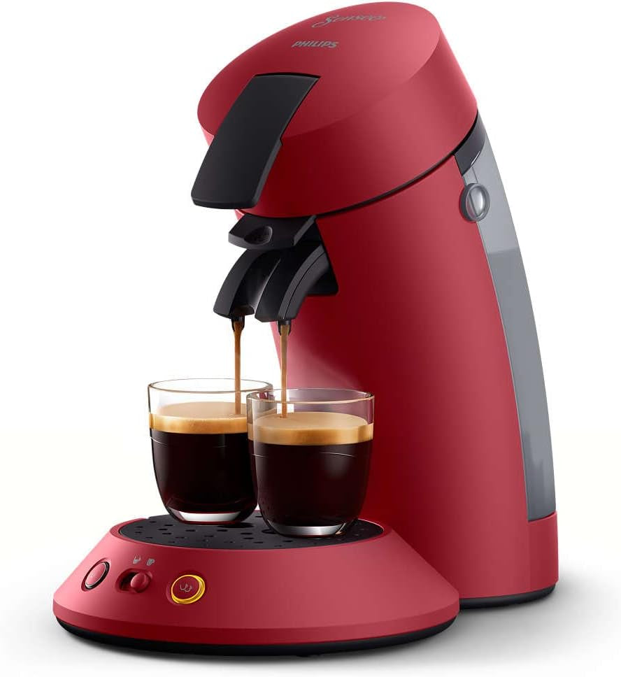 PHILIPS Senseo CSA210/91 Espressomachine met Senseo Original+ capsules, rood