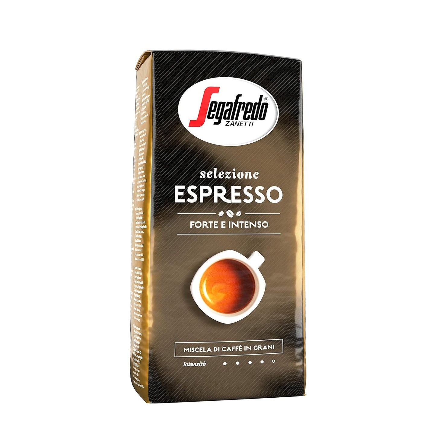 Segafredo Zanetti Selezione Espresso - Hele boon (1kg pak) - Geschikt voor alle Italiaanse koffiespecialiteiten - Medium tot donker gebrand, sterke en intense smaak