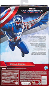 Marvel Studios Captain America Brave New World, Captain America Deluxe actiefiguur, 30 cm actiefiguren Naty Shop