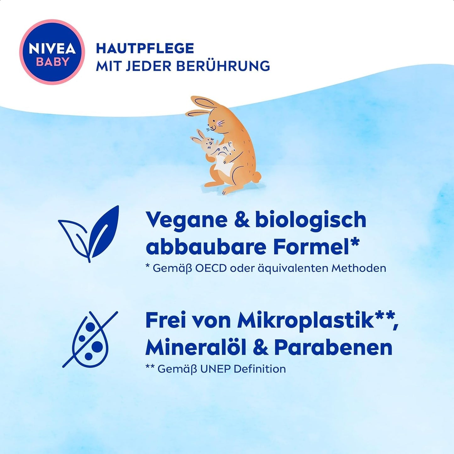 NIVEA BABY Soft & Cream vochtige doekjes voor baby's (4 x 57 stuks)