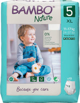 Bambo Nature Babyluiers, maat 1 (2-4 kg), maanddoos van 132 stuks | Premium luiers met verbeterde lekbescherming | Ultiem comfort en vrijheid voor pasgeborenen | Dermatologisch geteste luiers