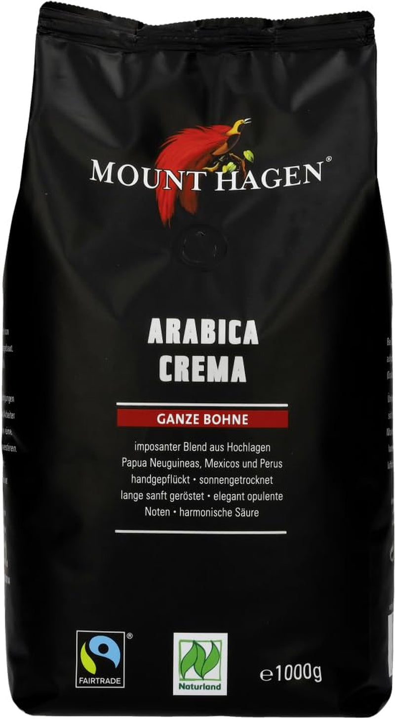 Biologische gebrande koffiecreamer, hele bonen (2 x 1 kg)