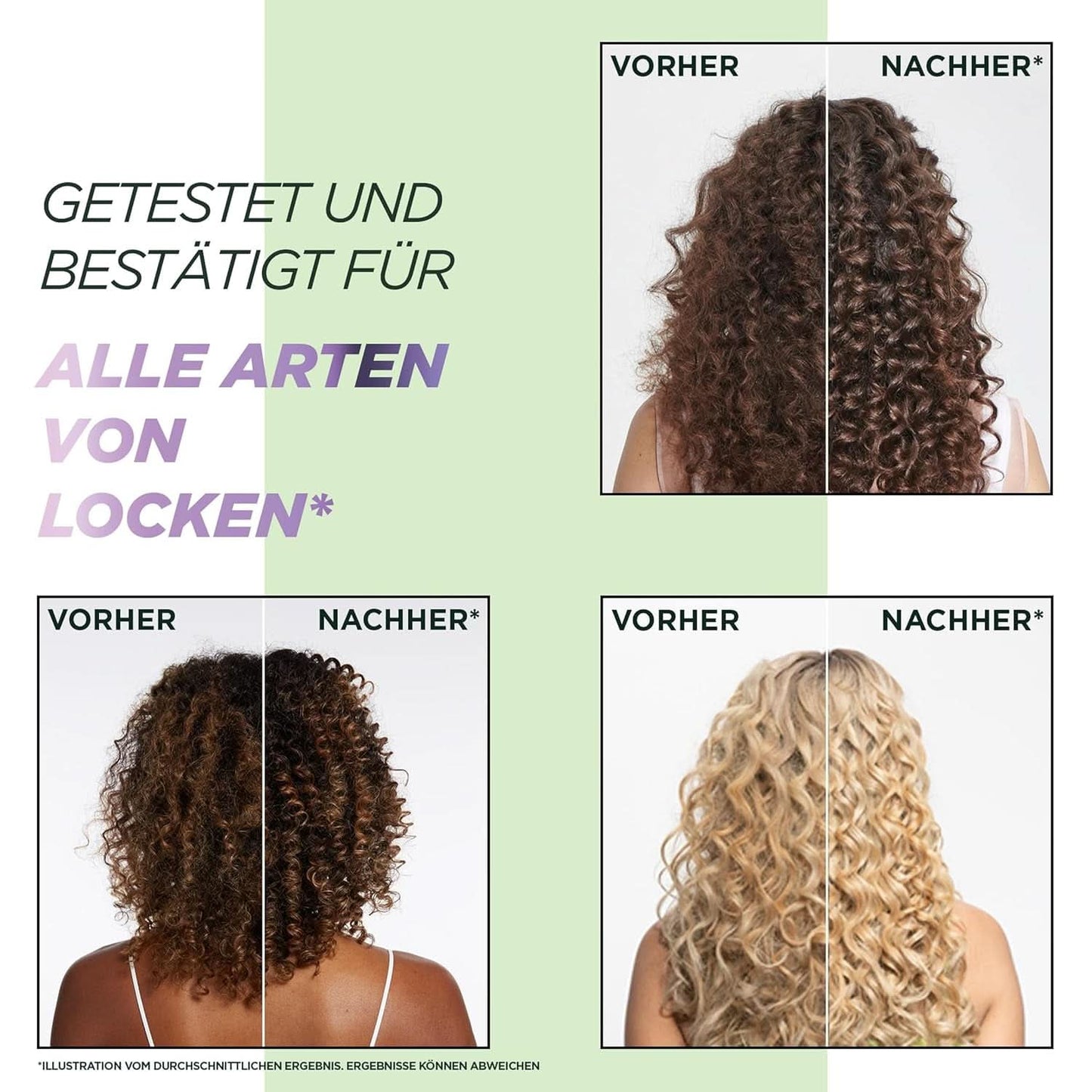 Garnier vochtinbrengende pre-shampoo voor alle soorten krullen, 200 ml Douche en bad Naty Shop