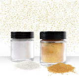 Günthart glitter, poeder, goud en zilver, set 2 x 7 gram Naty Shop
