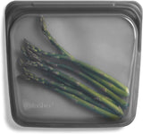 Stasher Bag Herbruikbare Premium Siliconen Voedselzak Sandwichzak Helder Duurzaam Oven Vaatwasmachine Vriezer Veilig Milieuvriendelijke Lunchzak Lekvrij 828ml Voedselopslagdozen Naty Shop Ash