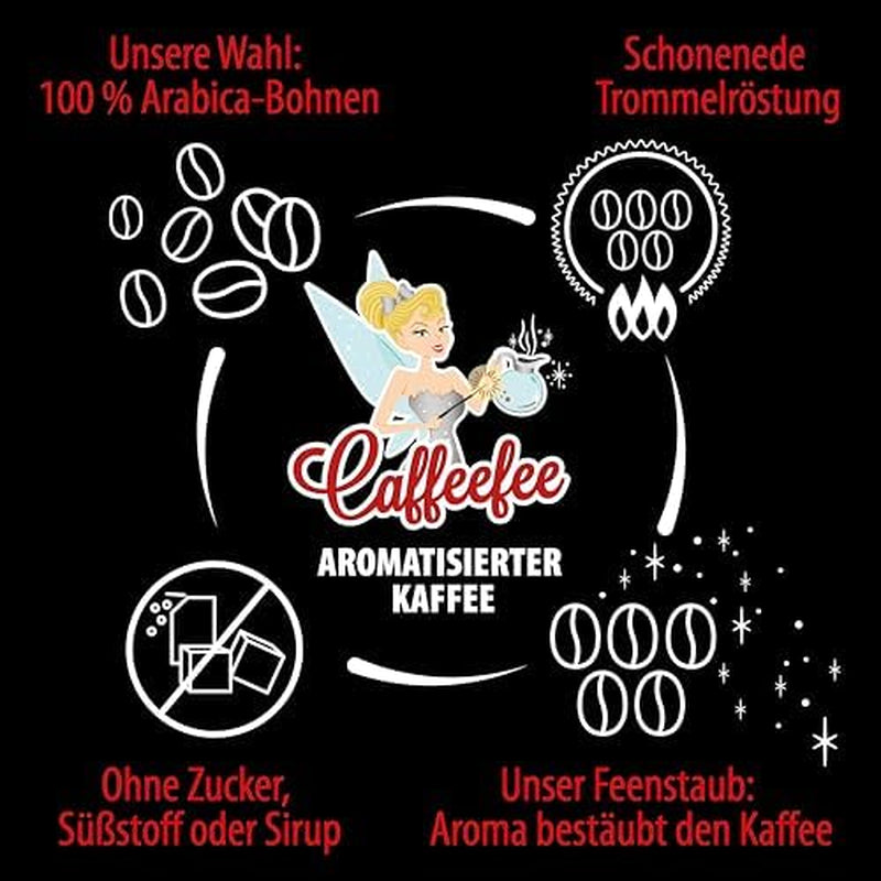 Caffeefee Belgische Wafels Bohnen, 250 g, aromatisierter Röstkaffee