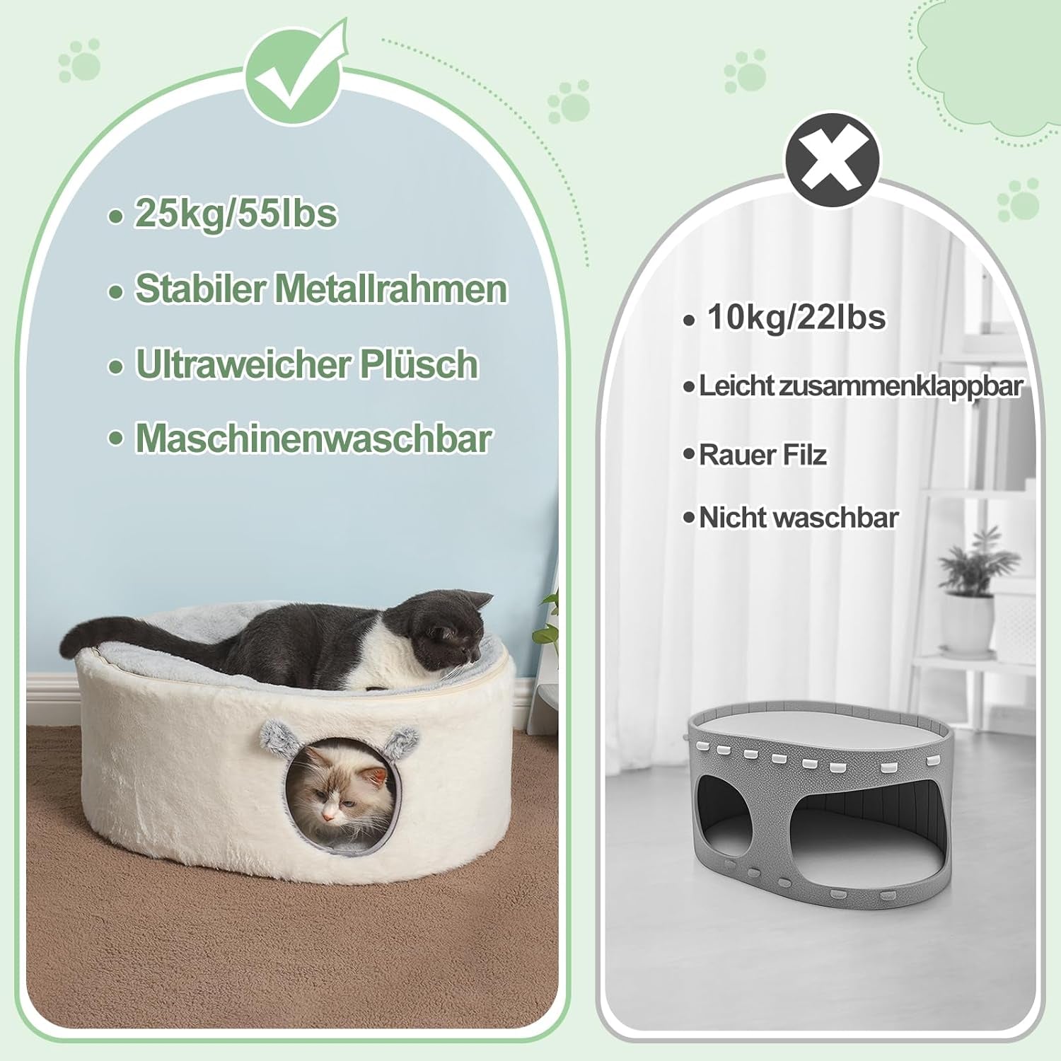 Dekens en meubels, Huisdieren, Grotten & Huizen, Katten, Kattenbedden, Katten - bedden, matrassen