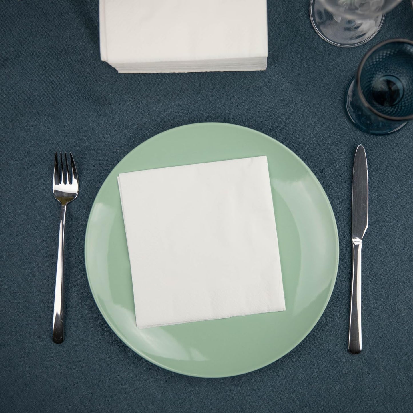 Renova papieren servetten, tafelkunst, 50 premium servetten, 3-laags