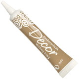 Günthart Backdecor 25 g Suiker met letters GOUD Voor alle desserts in gouden kleur Van suiker voor mooie letters en designs, 1 pakje (25 g)