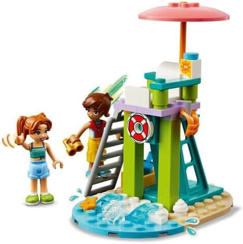 LEGO Friends badmeester-uitkijktoren met jetski's, kinderspeelgoed, cadeau-idee voor meisjes en jongens vanaf 5 jaar met 2 figuren en een dolfijn, jetski-speelgoed 42623 Bouwsets Besuche den LEGO-Store