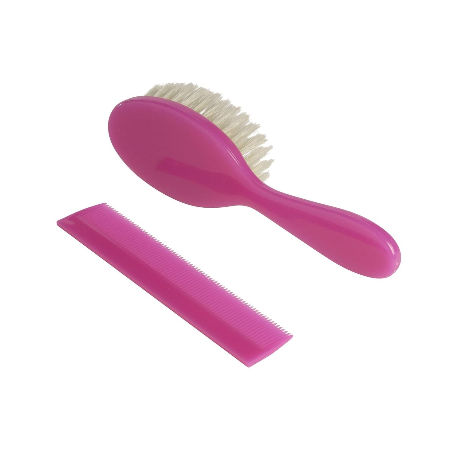 dBb-Remond 315008 Kunststof borstel en kam Roze Transparant Kinderen - Bad- en Huidverzorging Naty Shop Standaard titel
