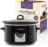 Slowcooker digitale Crockpot, 3,5 L (3 tot 4 personen), CSC113X Slowcooker Naty Shop Zwart 3,5 liter